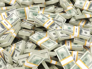 Stacks of Cash Money Metal Print Metal Sign Metal Wall Art Money Photo Art - Picture 1 of 4