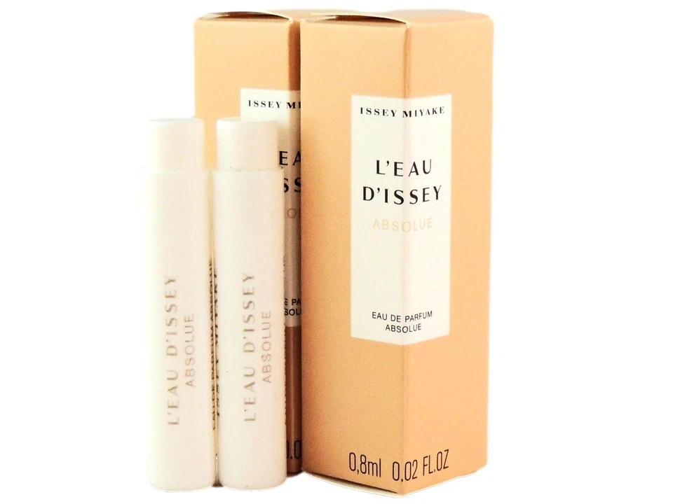 ISSEY MIYAKE L'EAU D'ISSEY ABSOLUE .8 ml .02 fl oz x 2 viales de muestra de spray de perfume Foto 1 de 1
