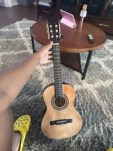 Lucida LK-2 1/2 Size Classical Nylon String Acoustic Student Child's Folk Guitar - Picture 1 of 6