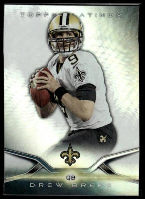 2014 Topps Platinum #18 Drew Brees - Image 1 of 2