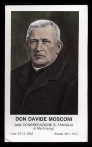 santino-holy card S.D. DAVIDE MOSCONI - Picture 1 of 1