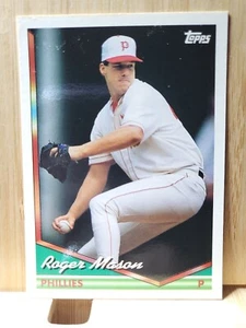 Roger Mason🏆Topps 1994 PHILLIES #533 MLB Baseball Card 🏆 FREE POST - Picture 1 of 2