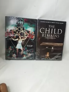 2 horror DVDs DOLL FACE & The Child Remains SEALED NEW - Picture 1 of 3