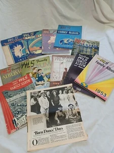 Lot Of 11 Vintage WLS Family Album - 1937-1953, 30th Anniversary + Article - Picture 1 of 6