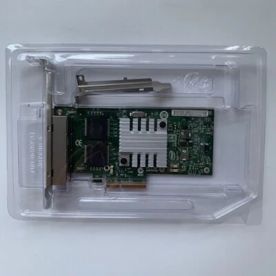 IBM 49Y4242 49Y4241 Intel I340-T4 Quad Port Ethernet Gigabit PCI Network Adapte - Image 1 of 4
