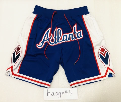 Just Don x Mitchell & Ness Homerun Derby Atlanta Braves Short size Large Nwt400 Cover