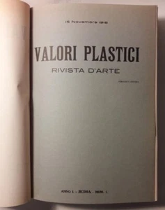 Valori Plastici. Roma (1918-1921) - Bild 1 von 2