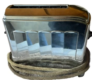 Vintage Art Deco One Slice McGraw Toaster, Crome,original, Good Condition - Picture 1 of 6