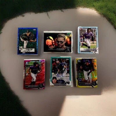 Colorado Rockies baseball Card Lot. #’d, Refractor,auto - Image 1 of 4
