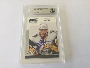 Tyler Myers Signed Autographed Card Slabbed Encapsulated Beckett BAS COA c - Picture 1 of 2