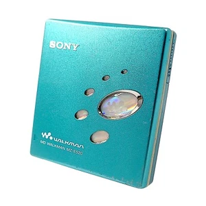 Sony MZ-E520 MiniDisc Player Blue - Tested Working Functional MD - Picture 1 of 14