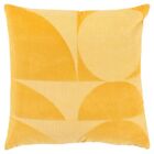 20"x20" Oversize Geometric Square Throw Pillow Cover Yellow - Rizzy Home