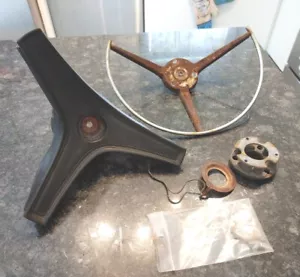1969-70 Mopar Dodge Plymouth Steering Wheel Horn Pad & 2771534 Horn Switch - Bild 1 von 15