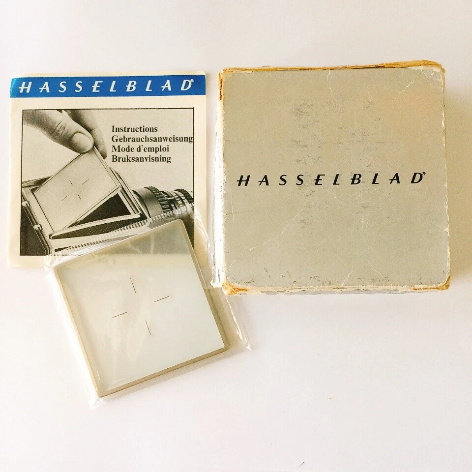 HASSELBLAD Focusing Screen for 500C/M,500EL/M,2000FC Central Grid English manual - Image 1 of 4