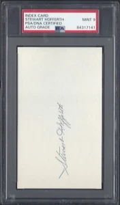 STEWART HOFFERTH, 1944-46 BOSTON BRAVES,PSA/DNA MINT 9 - Picture 1 of 1