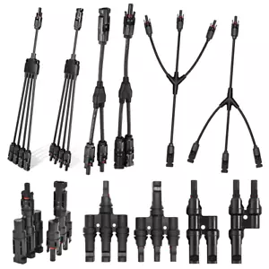 Y T Solarstecker PV Stecker Verteiler Buchse Kupplung Sicherung PV für MC4 Kabel - Bild 1 von 22