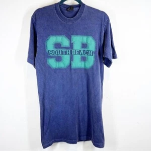 Vintage South Beach Single Stitch T-shirt Dress - Picture 1 of 6