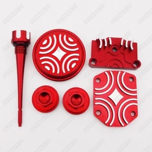 Red Engine Dress Up Kit Tappet Cover Chinese 110cc 125cc ATV Quad Dirt Pit Bike - Picture 1 of 5