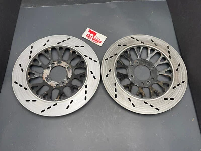 82-83 Suzuki Gs1100e Front Left / Right Brake Rotors Dual Discs OEM Vintage GS - Image 1 of 4