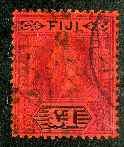 Fiji Stamps # 91 Used VF Scott Value $325.00 Cover