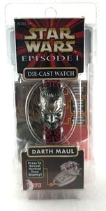 Orologio Star Wars Episodio 1 Darth Maul Die Cast - Foto 1 di 6
