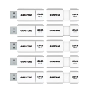 【GIGASTONE】 Z60 128GB 10-Pack USB 3.2 Gen1 Flash Drive, R/W 120/80 - Afbeelding 1 van 7