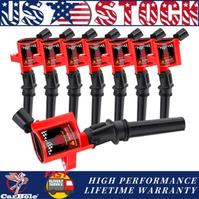 Juego de 8 bobinas de encendido para Ford Expedition 2000-2004 4,6 L DG508 FD503 tienda de EE. UU. Foto 1 de 4