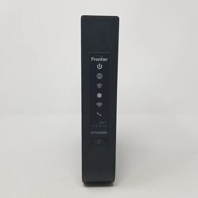ARRIS WiFi Router NVG468MQ 4 Ports Frontier Black Working No Power Cord - Image 1 of 4