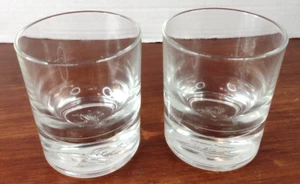 Crown Royal Lowball Rocks Set Of 2 Glasses Barware  - Picture 1 of 4