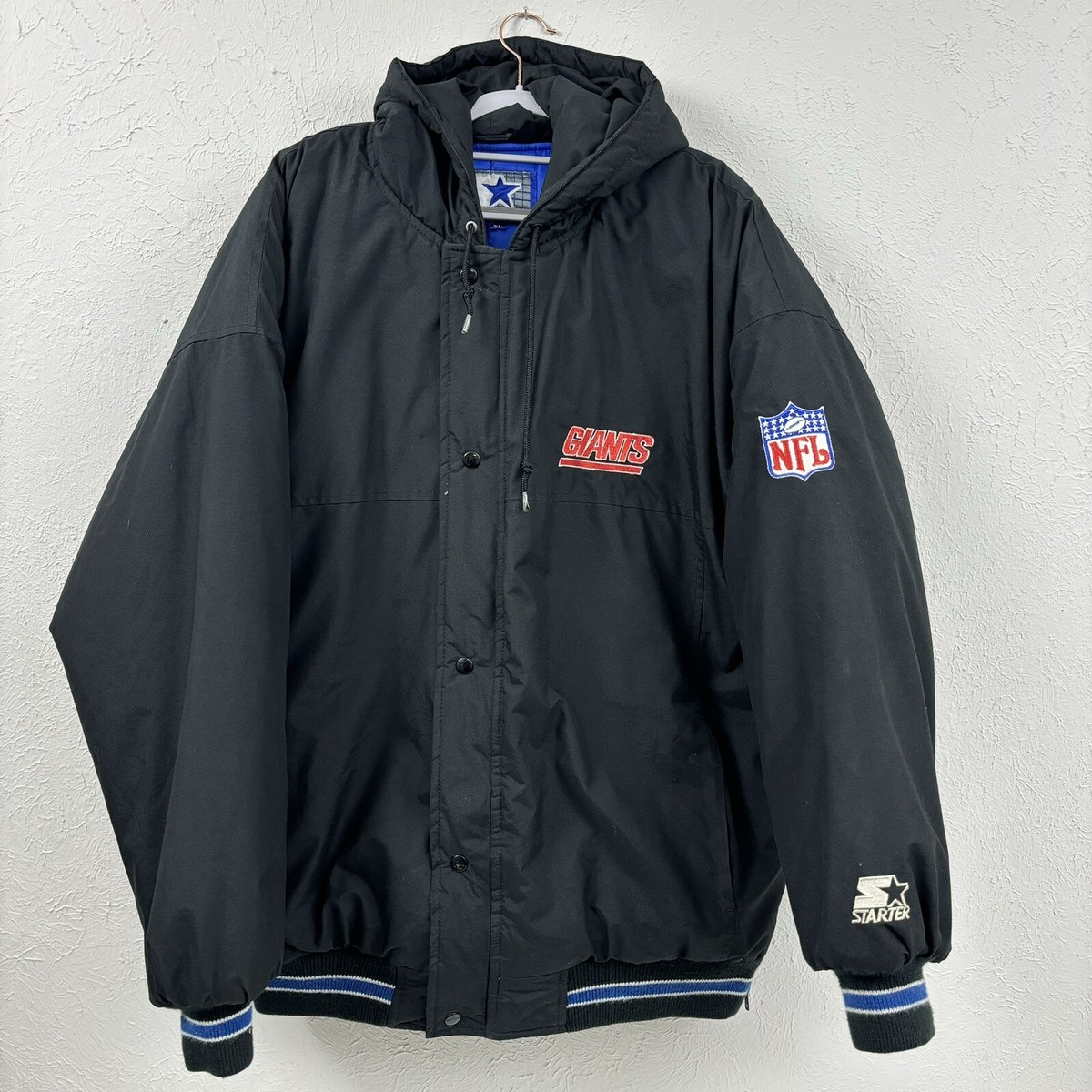 Starter NFL Giants ジャケット Lサイズ Vintage 90s New York Giants Starter Insulated Jacket Mens L