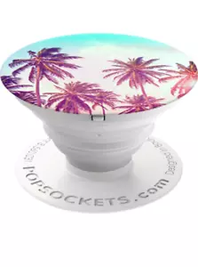 Nuovo Originale Palm Trees PopSockets Universal Phone Grip e Supporto - Foto 1 di 5
