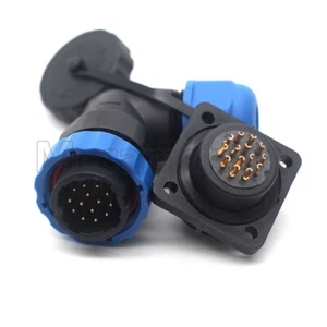 SD20 14pin LED Light Cable Wire Connectors,Waterproof Elbow Power Connector IP67 - Picture 1 of 6