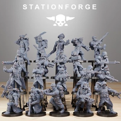 GrimGuard Army Builder Set 32mm from Station Forge
