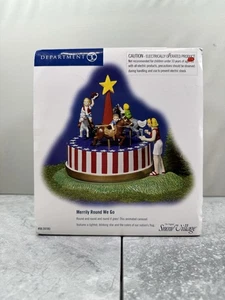 Department 56 The Original Snow Village Merrily Round We Go #55183 works - Picture 1 of 5