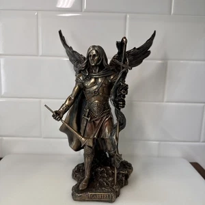 Veronese Design Archangel Saint Gabriel Cross Trumpet Statue Sculpture Figurine - Picture 1 of 13