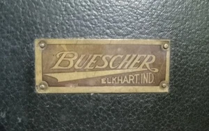 VINTAGE 1927 BUESCHER Saxophone ALTO DELUXE CASE ONLY - Picture 1 of 21