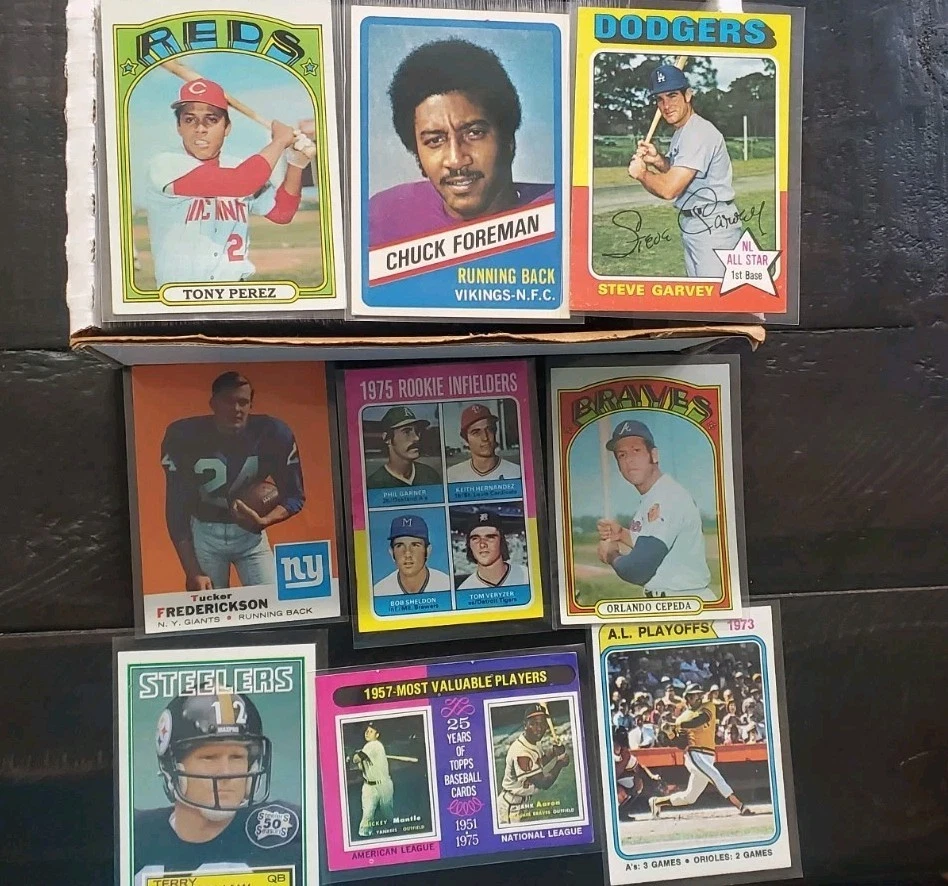350 + Baseball Football Card Lot Vintage Collection HOF STARS RC'S - Image 1 of 4
