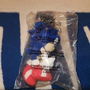 NEW Sealed Sonic Underground 8” Plush Sonic The Hedgehog Dennys 2000 SEGA Rare - Picture 1 of 4