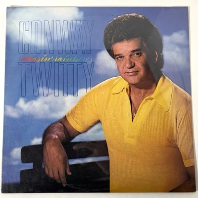 Conway Twitty Chasin’ Rainbows 1985 LP Vintage Vinyl Record Club WB Sealed NOS - Image 1 of 4