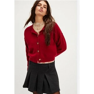 Free People Lila Cashmere Cardi Sweater XS - Foto 1 di 5