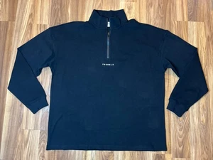 YoungLA Sweatshirt Herren X-Large schwarz 1/4 Zip Pullover Sweater - Bild 1 von 9
