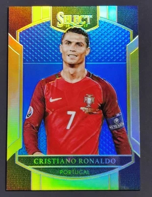 Cristiano Ronaldo 2016-17 Panini Select Soccer Blue Prizm 109/299 #1 - Image 1 of 2