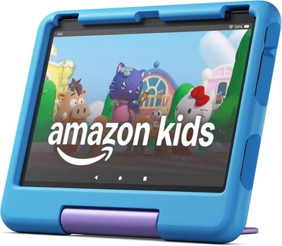 Amazon Fire HD 10 Kids Tablet (2023) – 10.1" Full HD, 32GB, Blue, Ages 3–7 - Image 1 of 4
