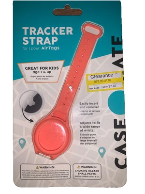 Estuche Pulsera Case Mate Correa Rastreador para Apple AirTag CORAL Nuevo Foto 1 de 2