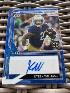 2022 Leaf Pro Set Kyren Williams 6/30 Blue Pro Set Prospect Auto PA-KW1 - Picture 1 of 2