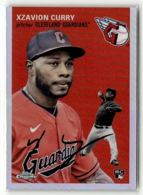2023 Topps Chrome Platinum Anniversary #32 Xzavion Curry Refractor RC - Image 1 of 2