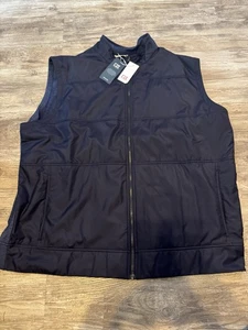 MENS Cutter & Buck VEST JACKET Puffer CB Weathertec Zip Up - Picture 1 of 2