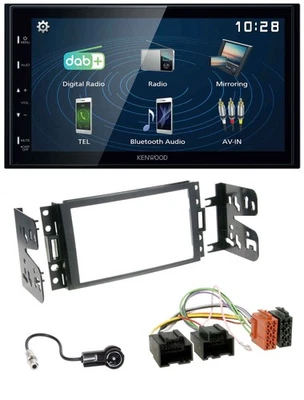 Kenwood 2DIN Bluetooth MP3 USB DAB Autoradio für Chevrolet Corvette Uplander 05- - Bild 1 von 4