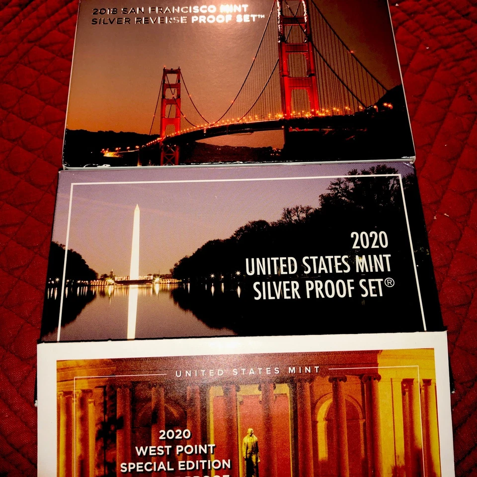 2018 US Mint San Francisco Silver Reverse Proof + 2020 Silver P. S. w/ W.P. 5c - Image 1 of 1