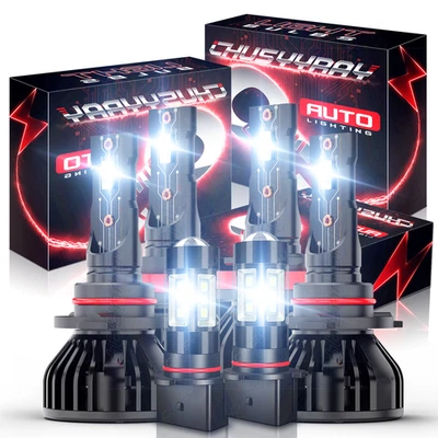 For GMC YUKON XL 2015-2019 Combo LED Headlight High-Low Beam + Fog Light Bulbs - Image 1 of 4